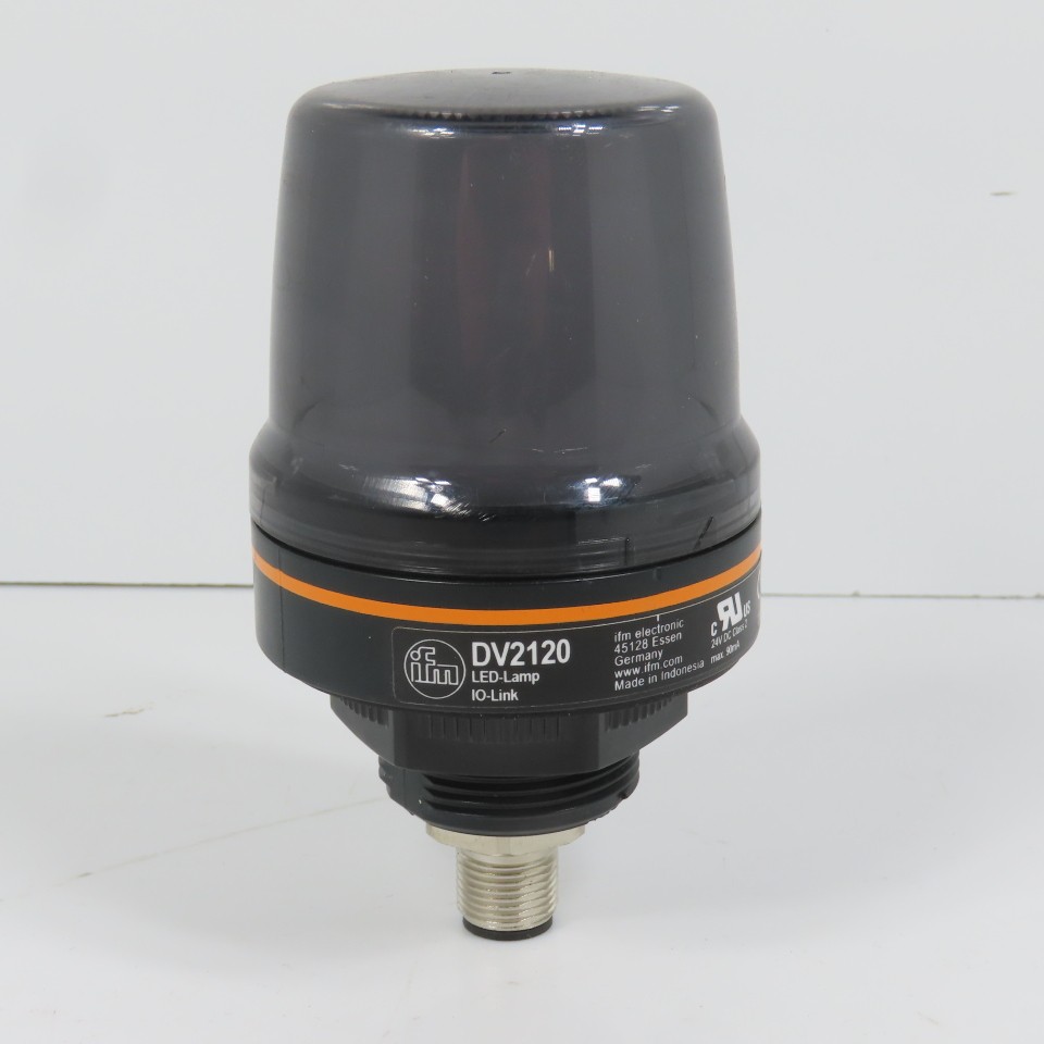 IFM DV2120 1-Segment Signal Lamp LED IO-Link Buzzer 24VDC
