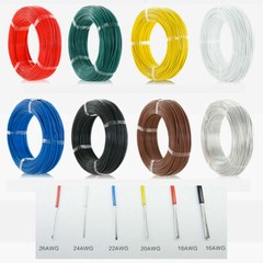 PTFE Cable Wire 12 14 16 18 20 22 24 26 28 AWG Flexible Tinned Copper UL1332