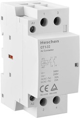 Heschen Modular Contactor CT1‑32/20 220V AC‑7a 32A AC‑7b 20A DIN Rail NEW