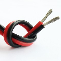 Red And Black Double Parallel Wires Extra Soft Silicone 14 16 18 20 22 24AWG