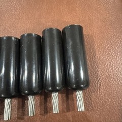 12x IDEAL PT-2 AL 2 AWG ALUMINUM COPPER WIRE ADAPTER COMPRESSION W/COVER PINK