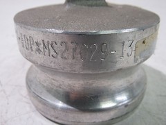 ETC 2-1/2 DP MS27029-13 ALUMINUM DUST PLUG (LOT OF 3) ***NNB***