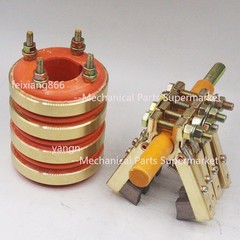 Conductive Slip Ring Herringbone Carbon Brushes Kit 2/3/4 Circuits ID:20-35 OD58