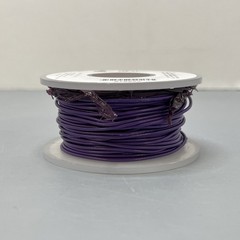 AlphaWire Hook-up Wire Approx. 75ft Spool Violet 7055 V1005 22AWG DOM: 0323