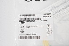 Corning Standard Single Fiber Riser Standard Yellow Jacket 12′ LCAPC Simplex