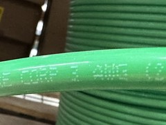 #3 AWG Copper THHN THWN-2 Encore Green Building Wire 600V 24’