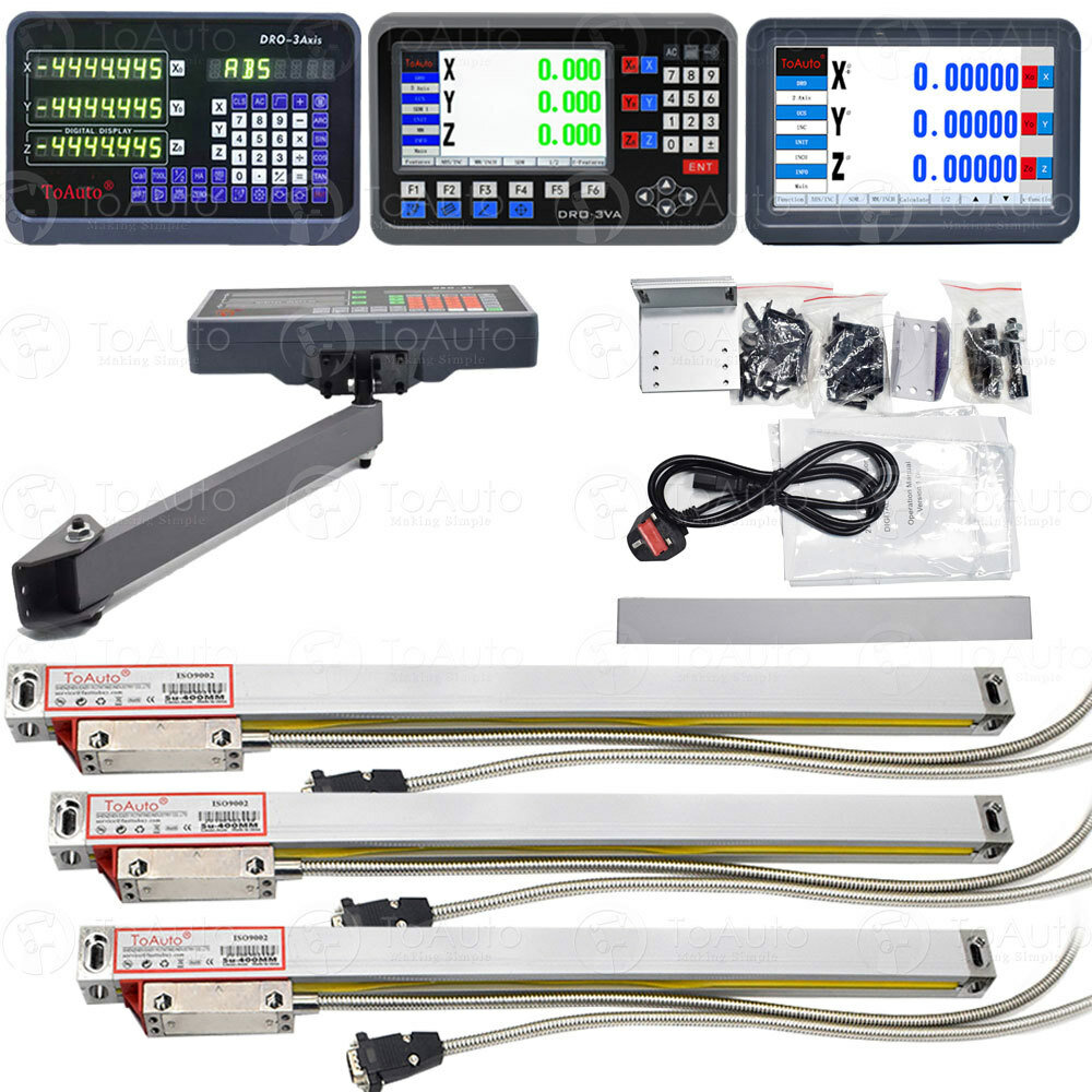 2/3/4/5 Axis Digital Readout DRO TTL Glass Linear Scale Encoder 100/150…2000MM