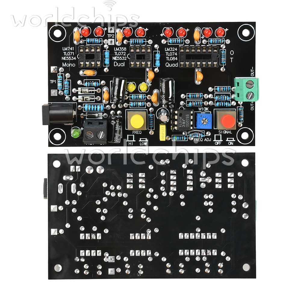 DC12V T2 Operational Amplifier Test Board Operational Amp Tester 10Hz-200Khz