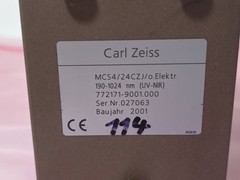 Carl Zeiss MCS4/24CZJ UV-NIR Spectrometer Module 772171-9001.000 190-1024nm