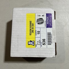 Arlington Reducing Bushings Zinc Die Cast 2 x 1 1/2 Cat. No. 536 Lot of 10 New !