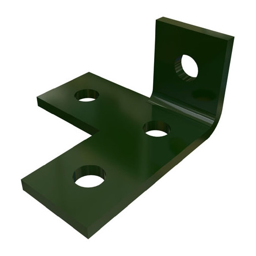 Unistrut P1035-GR, 3-1/2″ x 2″ x 3-1/2″, Green, 4-Hole Tee, 90D Strut Angle, 1pc