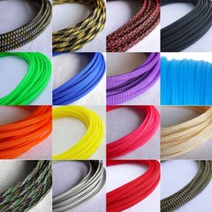 PET Expandable Braided Tube Harness Sheath Cable Wire Sleeving Dense 4mm Width