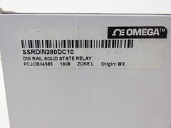 Omega SSRDIN280DC10 Din Rail Solid State Relay 10A 24-280VAC – NEW Surplus!