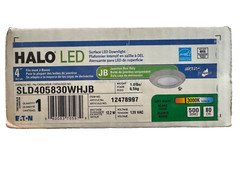 2-Pack Halo Recessed 4″ Surface LED Downlight SLD405830WHJB