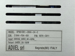 ADVEL SPS.1D Power Supply | SPS51DS1-230A-24-2 | 230 VAC Input | 24VDC 2A Output