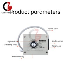 110V 4000W Adjustable Voltage Regulator Dimming SCR Temperature Speed Controller