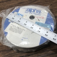 5953 ALPHA WIRE – 1000′ Brown – 26awg Solid Silver Plated OFHC Kynar 5mil 1970s