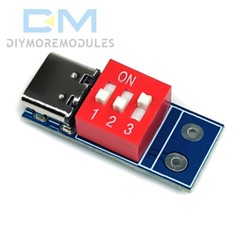 Type-C PD Fast Charging Decoy Trigger Module 5V 9V 12V 20V Adjustable Voltage 5A