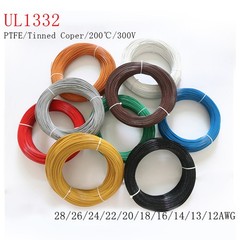 12/14/16/18/20/22/24/26/28 AWG PTFE Cable Wire Flexible Tinned Copper Stranded