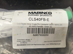 Marinco CLS40FB-A Inline Single Pin Connector 2/0 – 4/0 AWG Female Cam Lock 400A