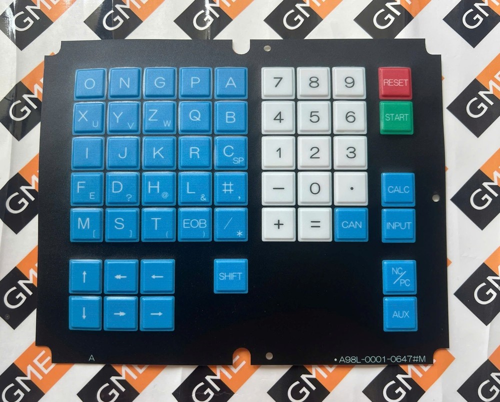 New A98L 0001 0647#M membrane keypad for Fanuc 15M keyboard