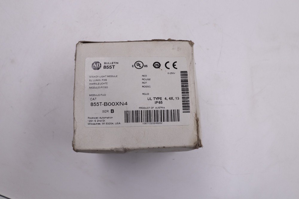 Allen-Bradley 855T-B00XN4 STEADY LIGHT MODULE product of Austria
