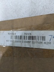 Bussmann HHT Eaton In-Line Fuse Holder 5/10 Amp 32V AC 16 AWG Wire 2/order