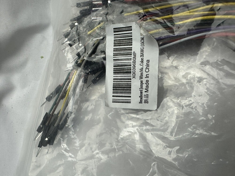 Breadboard Jumper Wires 22AWG 3 Packs of 100 Pieces Mix Pack More Red Black