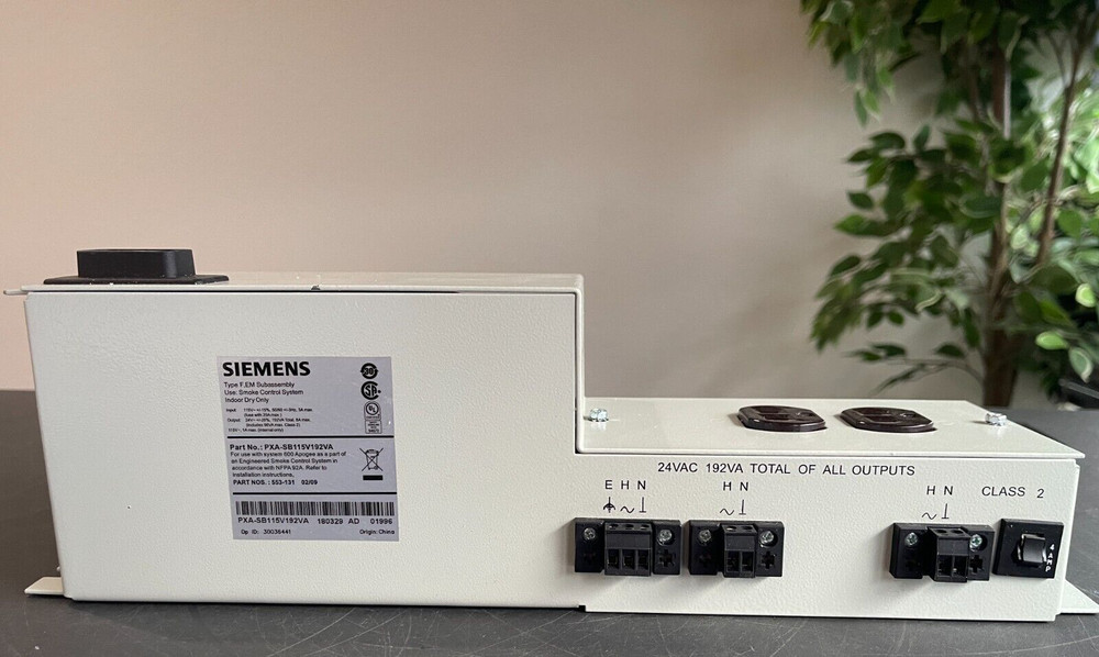 Siemens Pxa-Sb115V192Va Mec Px Pxc Series Service Box, 115 Vac