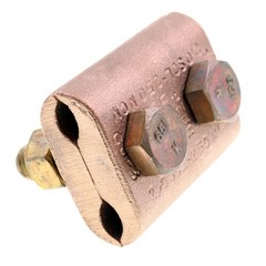PENN-UNION GJ-3 BRONZE GROUND CLAMP CONNECTOR, FOR CU 2/0 SOL – 250MCM