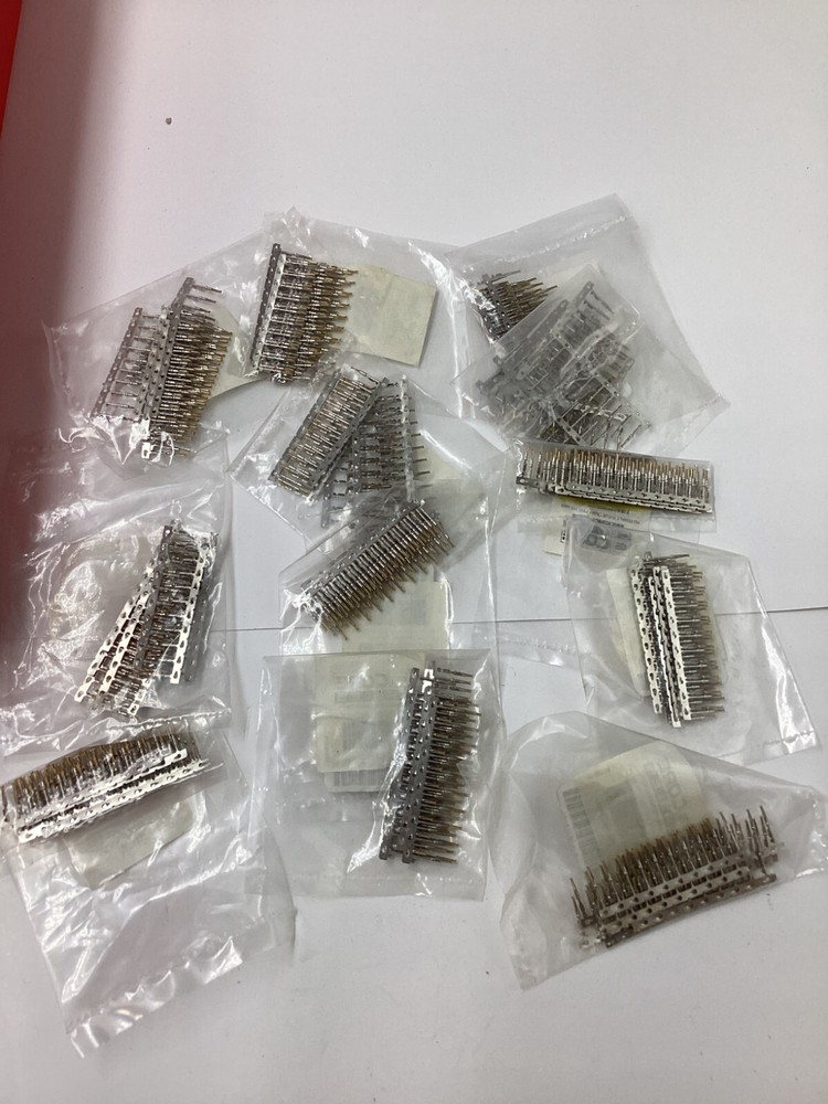 10 Packs of 100 Core Cables Density Crimp Pins Connectors D-Sub Female Plug
