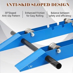 Wire Cable Reel Roller Stand 3307 LBS Commercial Industrial Steel Wire Dispenser