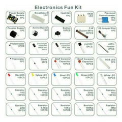 Electronics Components Starter DIY Set w/830 tie-points Breadboard Power P6T7