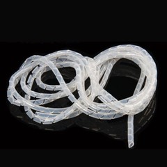 Silicone Spiral Wrap Cable Binding Tidy Leads on TV / PC / CCTV Wires Sleeving