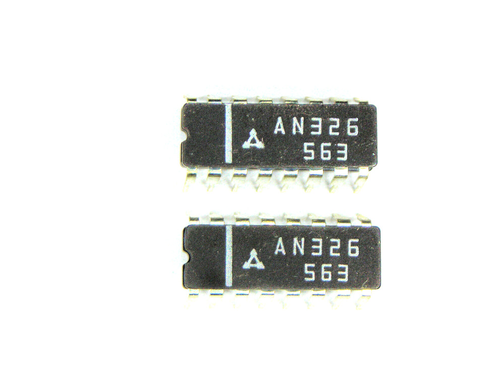 AN326 “Original” Panasonic (Matsushita) 16P DIP IC 2 pcs