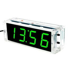 DIY Electronic LED Clock Kit Digital Alarm Time Display Microcontroller Project