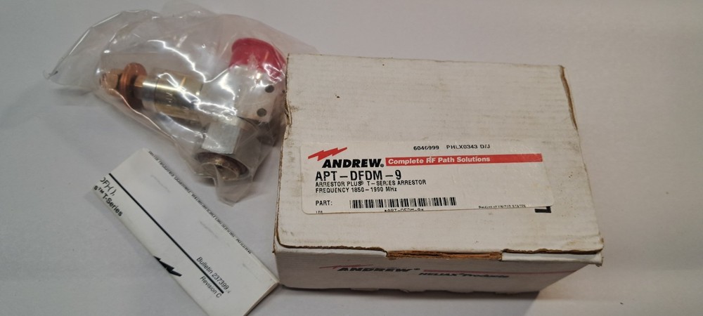 Surge arrestor lighting protection APT-DFDM-9 DIN female DIN male. 1850-1990 MHz