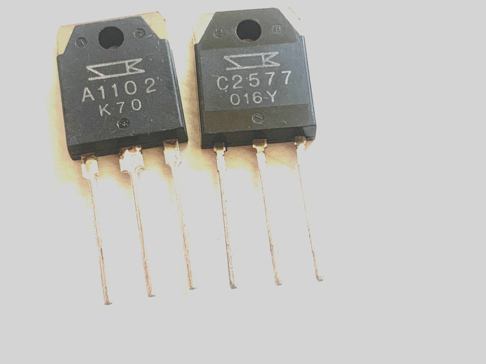 1 PAIR 2SA1102+2SC2577 Transistors New Original SANKEN