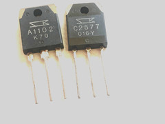 1 PAIR 2SA1102+2SC2577 Transistors New Original SANKEN