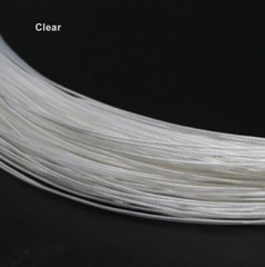 Clear Flexible PTFE FEP Wire Silver Plated Copper Cable HiFi Audio Speaker DIY