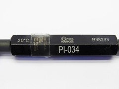 MG Marposs GO NO-GO Plug Gauge PI-034 P-0.050 16mm NP+0.050 B38233