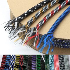 Braided Soft PP Cotton Yarn + PET Expandable Sleeving Cable Wire Sheath 4mm-12mm