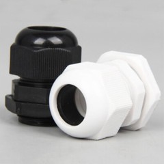 Waterproof Cable Gland Connector IP68 White Black Nylon Plastic PG-7/9/11~36/42