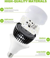 60W 110V 5400K Balanced Daylight Compact Fluorescent CFL E27 Studio Photography