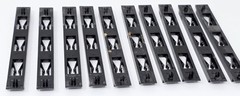(Lot of 10) Unitrack 4125 Card Guides Rails – for Harris Macom GE MASTR III 3