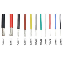 10AWG – 30AWG Silicone Electrical Wire Flexible Stranded Cable Tinned Copper