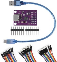 Type-c CP2112 Adapter, 2PCS CP2112 debug Board USB to I2C Communication Module..