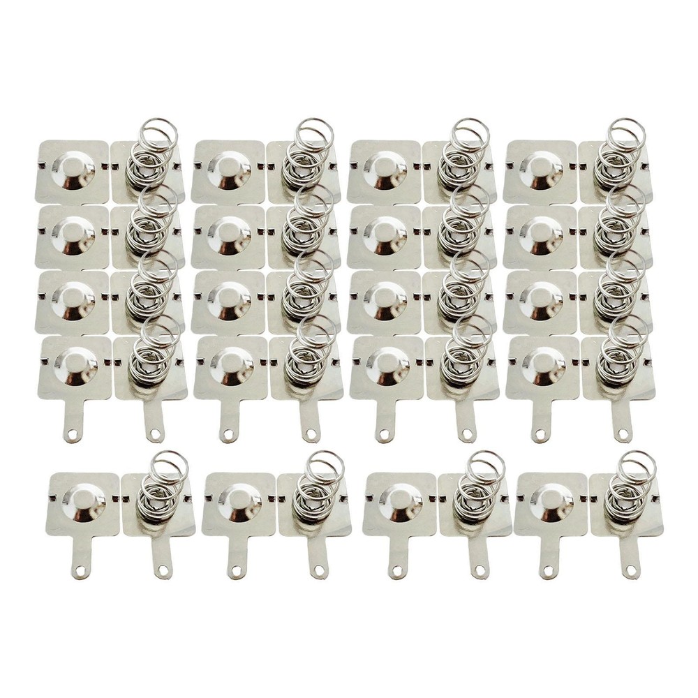 20 Pair AA Battery Springs Spring Contact Negative Positive Conversion Metal
