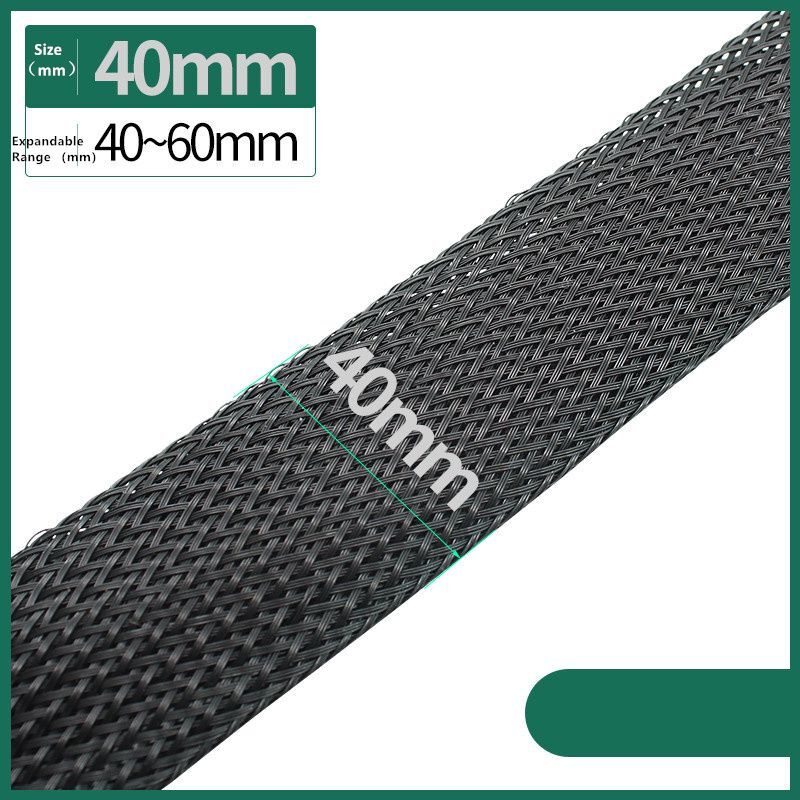 Wire Cable Protector Insulated Braid Sleeve Gland Expandable Spiral Wrapping