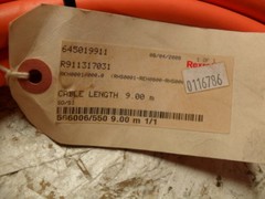RexRoth / INDRAMAT RKH0001 Hybrid Cable – Length 9.00 Meters R911317031 NEW